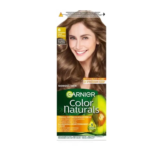 Kliknij na zdjęcie, aby je powiększyć GARNIER COLOR NATURALS PERMANENTE HAARFARBE 6 DUNKELBLOND