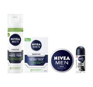 NIVEA MEN SENSITIVE ELEGANCE KOSMETIKSET FÜR MÄNNER MIT KOSMETIKTASCHE
