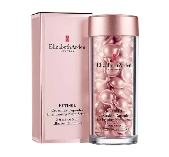 Kliknij na zdjęcie, aby je powiększyć ELIZABETH ARDEN RETINOL CERAMIDE CAPSULES RESTORING SERUM 60 STÜCK