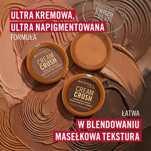 Rimmel Cream Crush Gesichtsbronzer mit strahlendem Matt-Effekt 002 Cappuccino 8,5 g