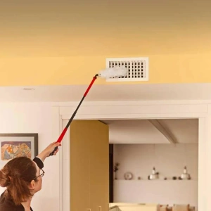 Vileda Flex & Catch Staubwedel mit langem Griff + 1 Bezug