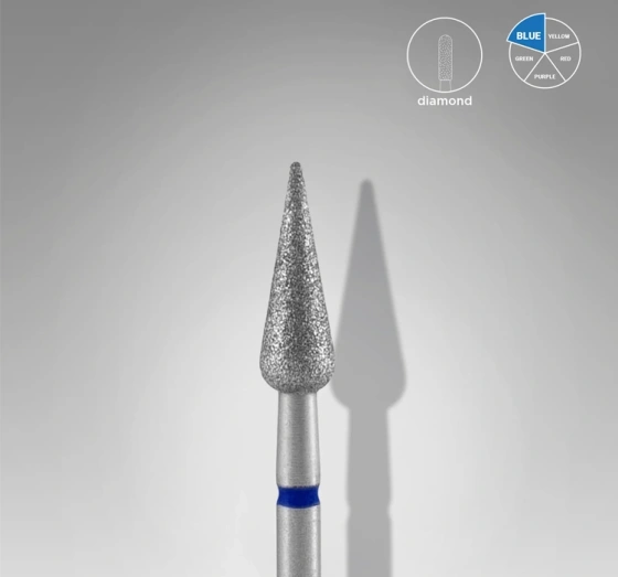 Staleks Pro Expert Diamantfräser Birnenform blau FA100B040/12