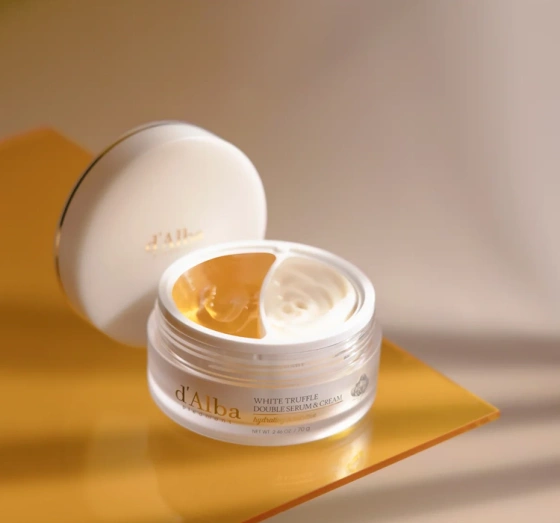 d'Alba White Truffle Feuchtigkeitsspendend-nährendes Creme-Serum für Gesicht 70 g