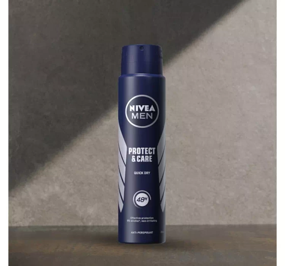 Kliknij na zdjęcie, aby je powiększyć NIVEA MEN PROTECT & CARE ANTITRANSPIRANT-SPRAY FÜR MÄNNER 250ML