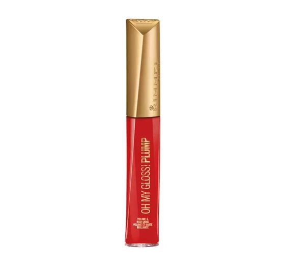 RIMMEL OH MY GLOSS PLUMP LIPPEN VERGRÖSSENDER LIPGLOSS 500 SAUCY 6,5 ML