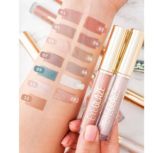 Kliknij na zdjęcie, aby je powiększyć Golden Rose Eye Glaze Flüssiger Lidschatten 12 Rosy Sand 3,5ml