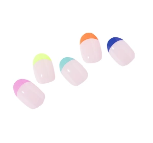 Ohora Hybrid-Nagelsticker Manicure Rainbow French