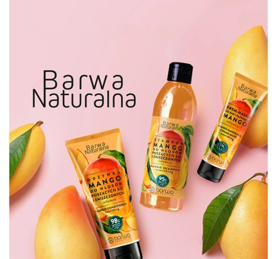 Kliknij na zdjęcie, aby je powiększyć BARWA NATURALNA CONDITIONER FÜR FRIZZIGES UND STRAPAZIERTES HAAR MANGO 200ML
