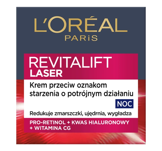 L'Oréal Paris Revitalift Laser Anti-Aging-Nachtcreme mit Dreifachwirkung 50 ml