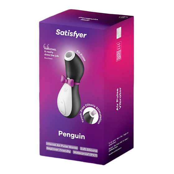Kliknij na zdjęcie, aby je powiększyć SATISFYER PENGUIN KLITORIS MASSAGEGERÄT