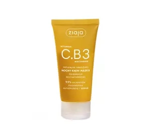 ZIAJA VITAMIN C. B3 NIACINAMID NACHTCREME-MASKE FÜR GESICHT 50ML