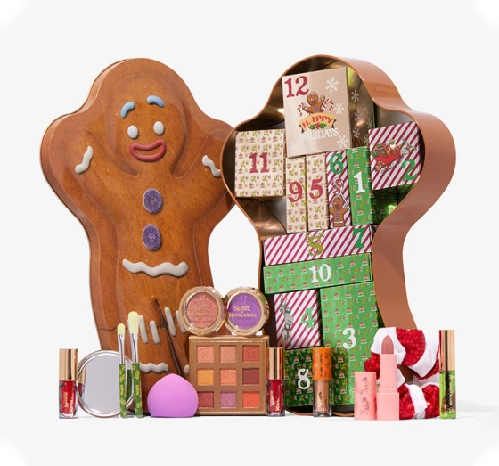 Kliknij na zdjęcie, aby je powiększyć MAKEUP REVOLUTION X SHREK GINGY 12 DAYS ADVENTSKALENDER