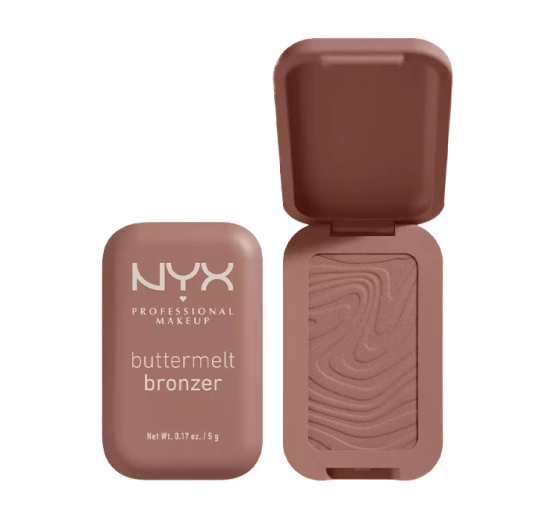 Kliknij na zdjęcie, aby je powiększyć NYX PROFESSIONAL MAKEUP BUTTERMELT BRONZER 02 ALL BUTTAD UP 5G