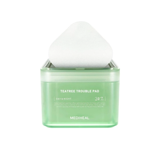 Mediheal Tea Tree Trouble Pad Tonisierende Gesichtspads mit Teebaum-Extrakt 100 Stück