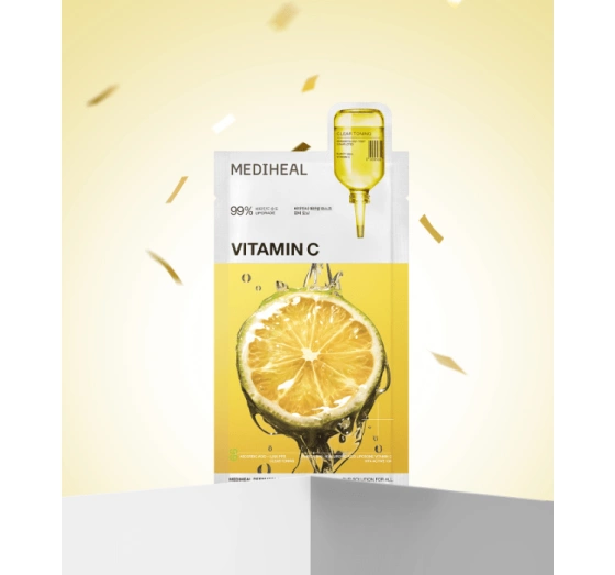 Kliknij na zdjęcie, aby je powiększyć Mediheal Vitamin C Aufhellend-feuchtigkeitsspendende Tuchmaske 24 ml