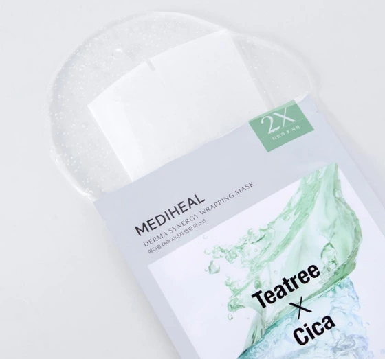 Kliknij na zdjęcie, aby je powiększyć Mediheal Derma Synergy Teatree x Cica Beruhigende Tuchmaske 25 ml