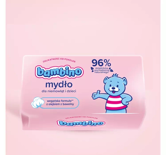 Kliknij na zdjęcie, aby je powiększyć BAMBINO SEIFE MIT LANOLIN FÜR KINDER 90G