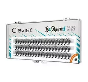 CLAVIER BESHAPED KÜNSTLICHE WIMPERNBÜSCHEL 12MM B-CURL