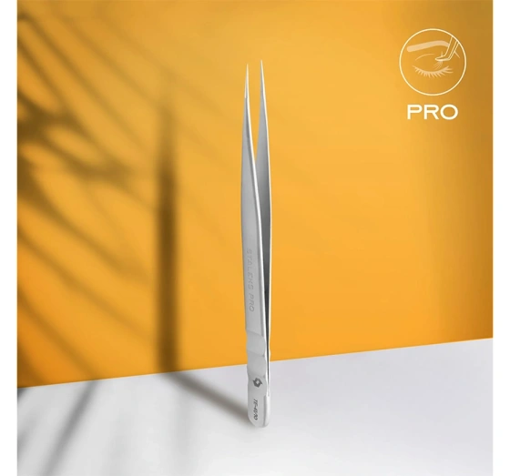 Staleks Pro Expert Lash Brow Professionelle Wimpernpinzette gerade TE-41/10