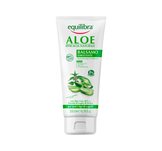 Kliknij na zdjęcie, aby je powiększyć EQUILIBRA ALOE EFFICACIA NATURALE FEUCHTIGKEITSSPENDENDER ALOE-CONDITIONER 200ML
