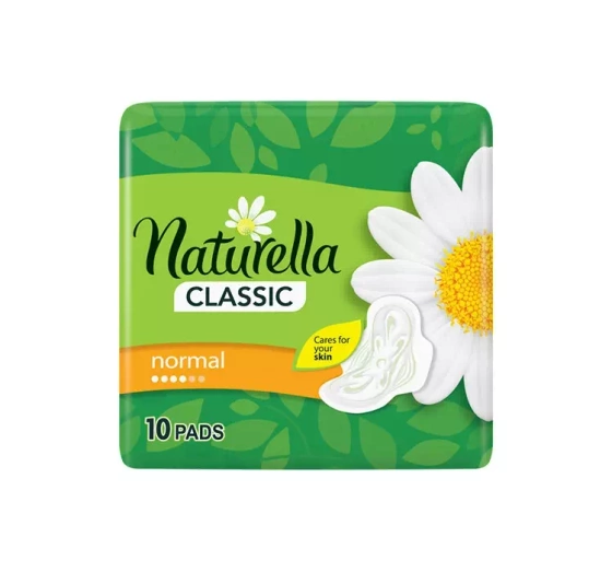 Naturella Classic Normal Damenbinden mit Flügeln, 10 Stück