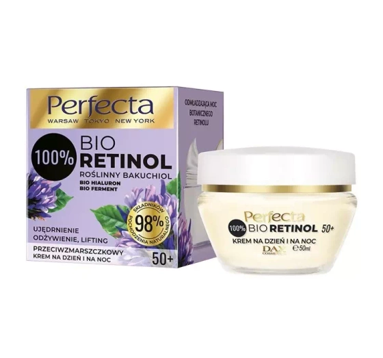 Kliknij na zdjęcie, aby je powiększyć PERFECTA BIO RETINOL ANTI-FALTEN-CREME 50+ 50ML