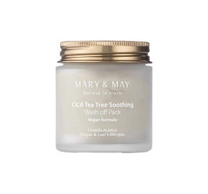 Mary&May Vegan CICA Tea Tree Soothing Wash off Pack – beruhigende Gesichtsmaske 125 g
