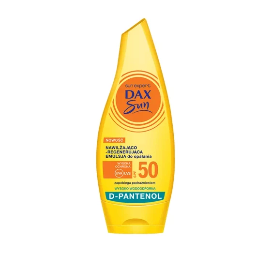 DAX SUN FEUCHTIGKEITSSPENDENDE UND REGENERIERENDE SONNENLOTION SPF 50 175ML