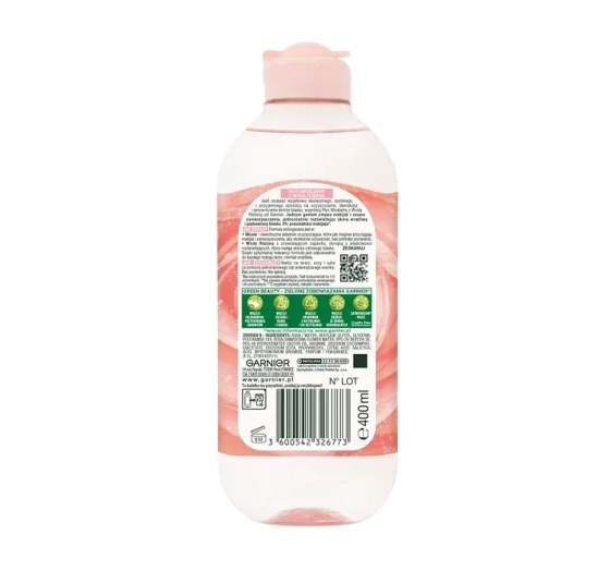 GARNIER SKIN NATURALS MIZELLENWASSER MIT ROSENWASSER 400ML