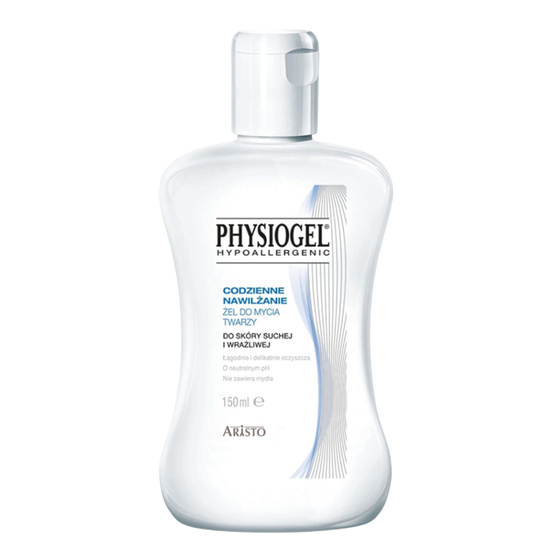 Kliknij na zdjęcie, aby je powiększyć Physiogel Hypoallergenic Daily Moisture – Gesichtsreinigungsgel für trockene und empfindliche Haut, 150 ml