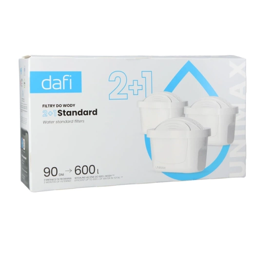 Dafi Unimax Standard Filter für Wasserkanne 3 Stück