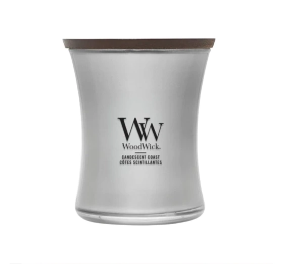 Kliknij na zdjęcie, aby je powiększyć Woodwick Medium Jar Candle Duftkerze Candescent Coast 275 g