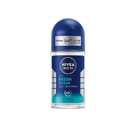 Kliknij na zdjęcie, aby je powiększyć NIVEA MEN FRESH OCEAN DEODORANT ROLL ON 50ML