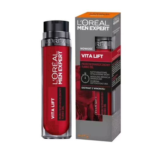 LOREAL MEN EXPERT VITA LIFT TURBO ANTI-FALTEN-GEL 50 ML