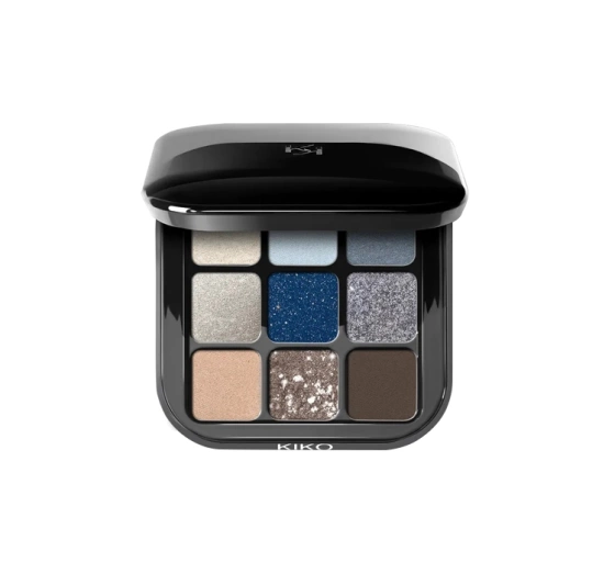 KIKO Milano Glamour Multi Finish Mini Lidschattenpalette 05 Blue Variations 2,5g