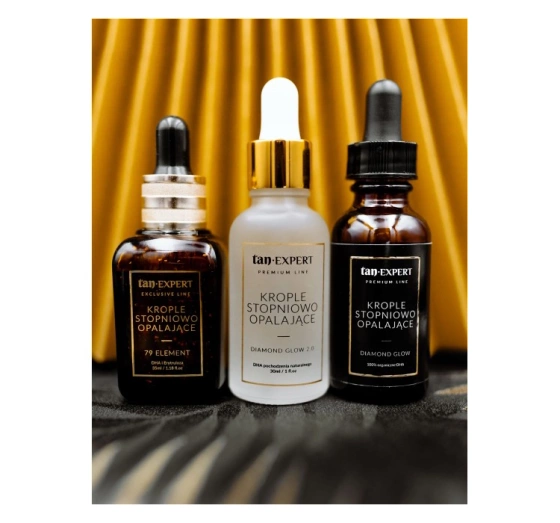 Kliknij na zdjęcie, aby je powiększyć TANEXPERT PREMIUM LINE DIAMOND GLOW 2.0 BRÄUNUNGSTROPFEN 30ML