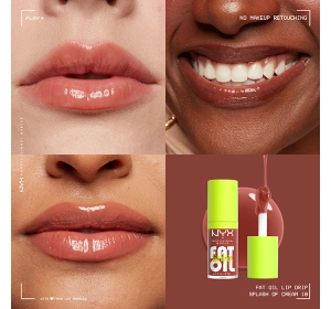 NYX PROFESSIONAL MAKEUP FAT OIL LIP DRIP LIPGLOSS 10 SPLASH OF CREAM 4,8ML 
