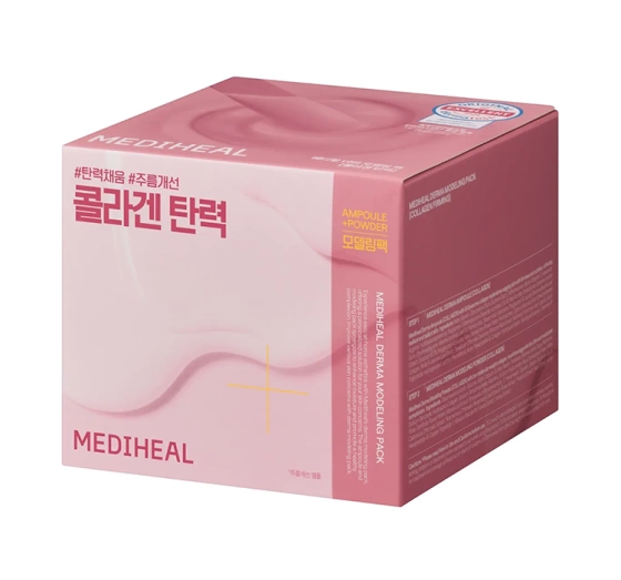 Kliknij na zdjęcie, aby je powiększyć Mediheal Derma Modeling Pack Collagen Firming Gesichtspflege-Set Algenmaske 28 g + Serum 2 ml