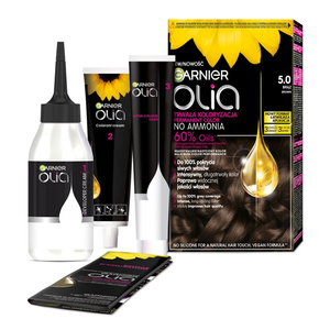 GARNIER OLIA PERMANENTE HAARFARBE OHNE AMMONIAK 5.0 BRAUN