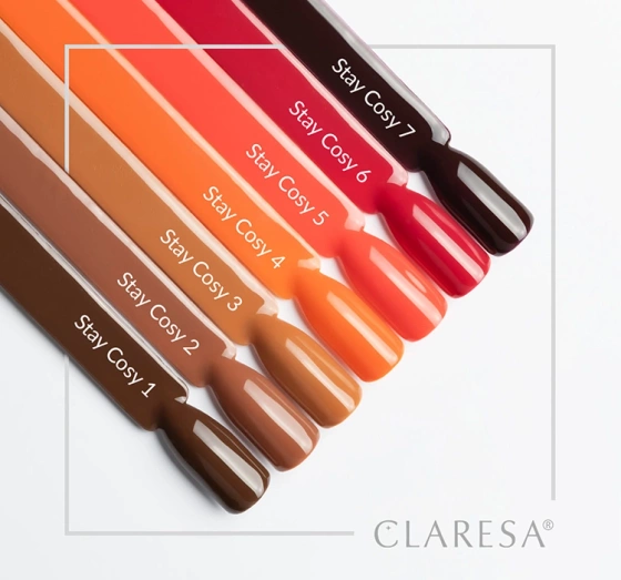 CLARESA SOAK OFF HYBRIDLACK  STAY COSY 4 5ML