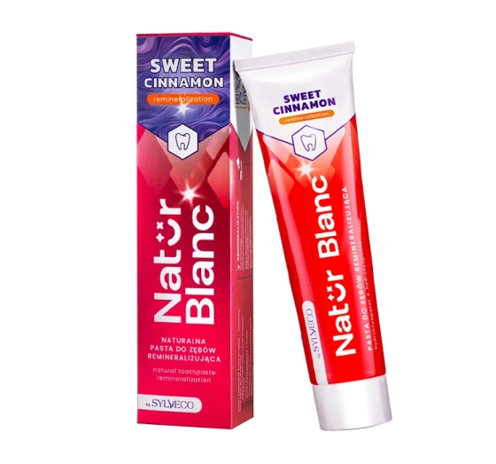 Sylveco Natur Blanc Remineralisierende Zahnpasta Sweet Cinnamon 100ml