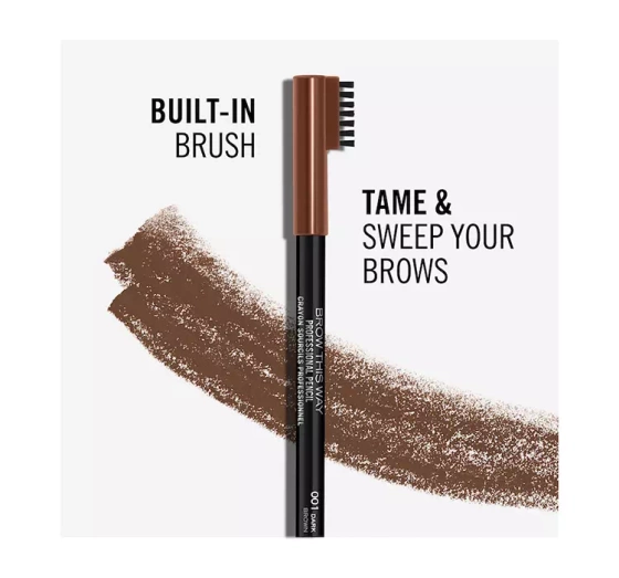 Kliknij na zdjęcie, aby je powiększyć RIMMEL EYEBROW PENCIL AUGENBRAUENSTIFT 001 DARK BROWN 1,4G