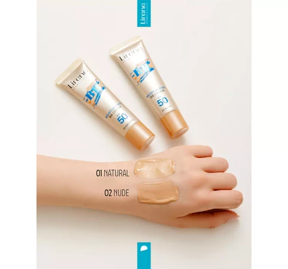 LIRENE FEUCHTIGKEITSSPENDENDE BB CREME SPF50 02 NUDE 30ML