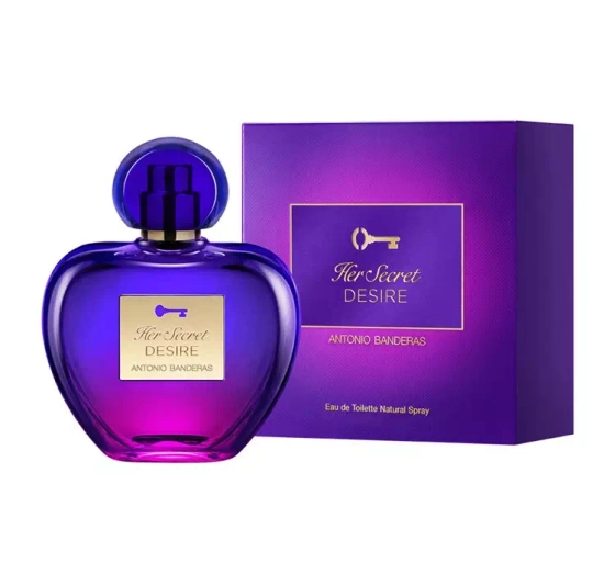 Kliknij na zdjęcie, aby je powiększyć Banderas Her Secret Desire Eau de Toilette Spray 80 ml