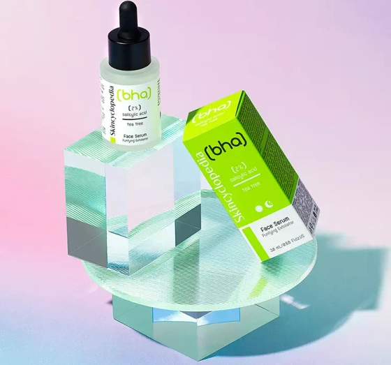 Kliknij na zdjęcie, aby je powiększyć SKINCYCLOPEDIA GESICHTSSERUM 2% SALICYLSÄURE + TEEBAUMÖL 30ML