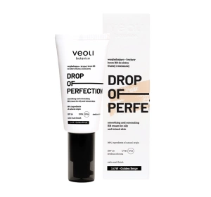 Veoli Botanica Drop of Perfection Glättend-deckende BB-Creme für fettige und Mischhaut SPF20 3.0 W Golden Beige 30 ml