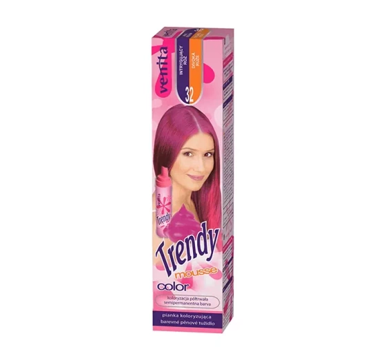VENITA TRENDY COLOR MOUSSE FARBMOUSSE 32 INTRIGUING ROSE 75 ml