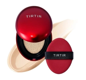 TIRTIR Mask Fit Red Cushion SPF 40 PA++ Langanhaltende Compact Foundation 17N Vanilla 18g