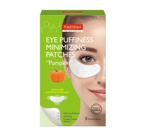 PUREDERM GEL-AUGENPADS MIT KÜRBISEXTRAKT, 12 STÜCK