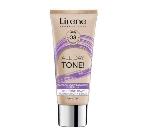 Lirene All Day Tone! Anpassendes Make-up + Serum 03 Nude 30 ml